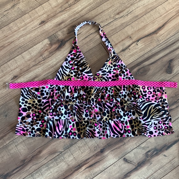 💗Leopard print tankini top L 14 - Picture 8 of 13